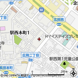 石川県金沢市駅西本町1丁目13周辺の地図