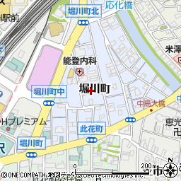 石川県金沢市堀川町24-7周辺の地図