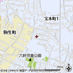 栃木県宇都宮市宝木町1丁目80-17周辺の地図