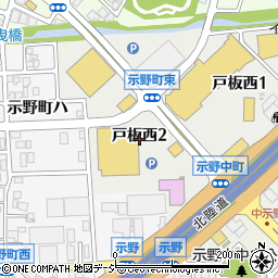 石川県金沢市戸板西2丁目周辺の地図