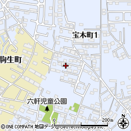 栃木県宇都宮市宝木町1丁目80-39周辺の地図