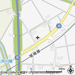 富山県南砺市田尻347周辺の地図