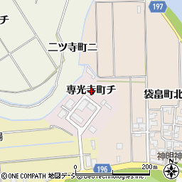 石川県金沢市専光寺町（チ）周辺の地図