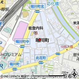 石川県金沢市堀川町24-5周辺の地図