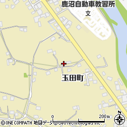 栃木県鹿沼市玉田町129周辺の地図