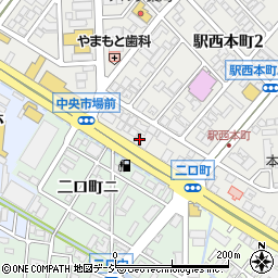 金沢中央農業協同組合　戸板支店周辺の地図