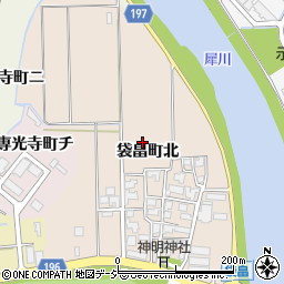 石川県金沢市袋畠町周辺の地図