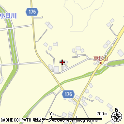 栃木県芳賀郡市貝町杉山477周辺の地図