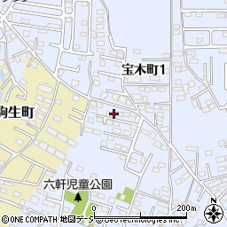 栃木県宇都宮市宝木町1丁目80-36周辺の地図