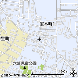 栃木県宇都宮市宝木町1丁目80-9周辺の地図