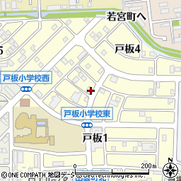 石川県金沢市戸板周辺の地図
