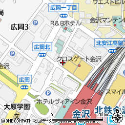 金沢餃子酒場周辺の地図