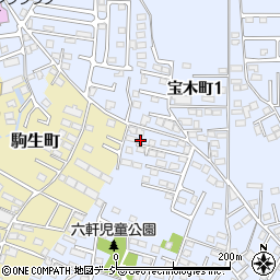 栃木県宇都宮市宝木町1丁目80-11周辺の地図