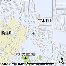 栃木県宇都宮市宝木町1丁目80-35周辺の地図