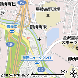 石川県金沢市御所町未周辺の地図