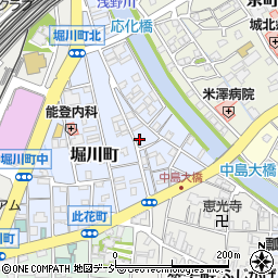 石川県金沢市堀川町16-2周辺の地図