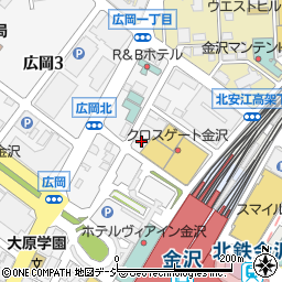大衆酒場 竹の里 金沢駅前周辺の地図