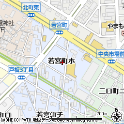 石川県金沢市若宮町ホ周辺の地図
