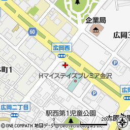 アイカ工業株式会社　金沢支店周辺の地図
