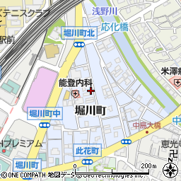 石川県金沢市堀川町23-35周辺の地図