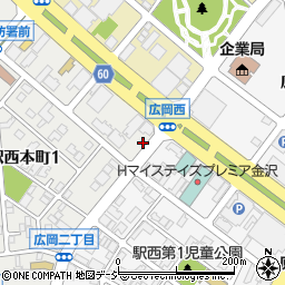 リパーク金沢駅西本町１丁目第３駐車場周辺の地図