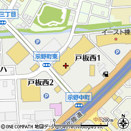 石川県金沢市戸板西周辺の地図