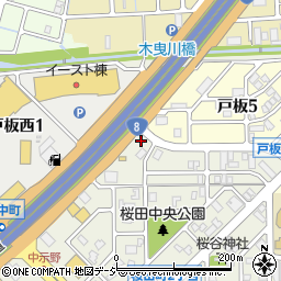 ファミリーマート金沢桜田町店周辺の地図