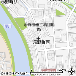 宇野株式会社　金沢営業所周辺の地図