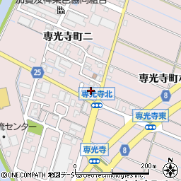 石川県金沢市専光寺町ニ2周辺の地図