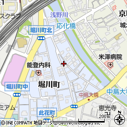 石川県金沢市堀川町16-8周辺の地図