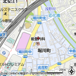 イオ信用組合金沢支店周辺の地図