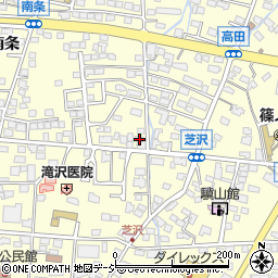 長野県長野市篠ノ井布施高田芝沢664周辺の地図