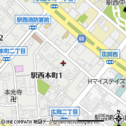 白鶴酒造金沢支店周辺の地図