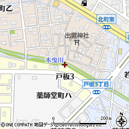 石川県金沢市若宮町ト周辺の地図