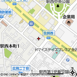 三谷商事株式会社　情報システム事業部金沢営業所周辺の地図