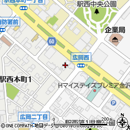 石川県旅館ホテル生活衛生同業組合周辺の地図