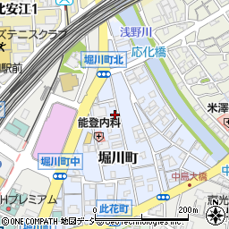 石川県金沢市堀川町23-32周辺の地図
