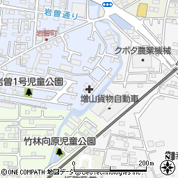 岩曽2号児童公園周辺の地図