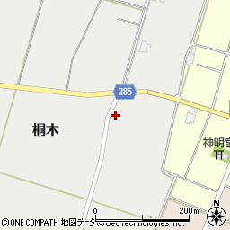 富山県南砺市桐木28周辺の地図