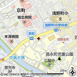 ファミリーマート金沢東大通り店周辺の地図