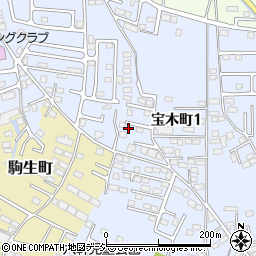 栃木県宇都宮市宝木町1丁目86-8周辺の地図