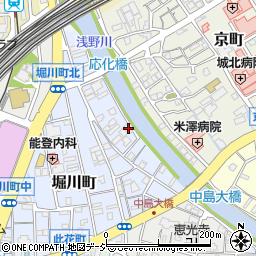 石川県金沢市堀川町18-36周辺の地図