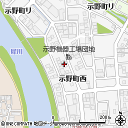 石川県金沢市示野町西71周辺の地図