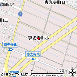 石川県金沢市専光寺町（ホ）周辺の地図