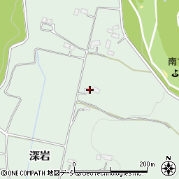 栃木県鹿沼市深岩184周辺の地図