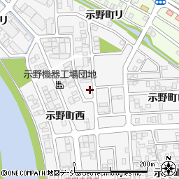 石川県金沢市示野町西97-4周辺の地図