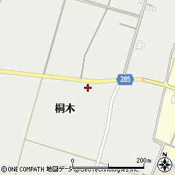 富山県南砺市桐木104周辺の地図