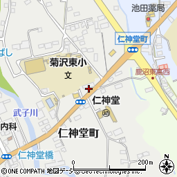 菊沢東小学校前周辺の地図