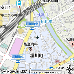 金沢将棋センター周辺の地図