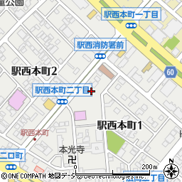 石川県金沢市駅西本町1丁目11周辺の地図